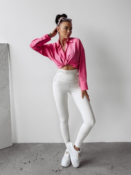 Legginsy damskie OLAVOGA LULLABY 2025 ecru – maWer Fashion