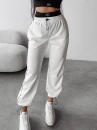 Spodnie damskie OLAVOGA APPETIZER 2025 ecru - maWer Fashion