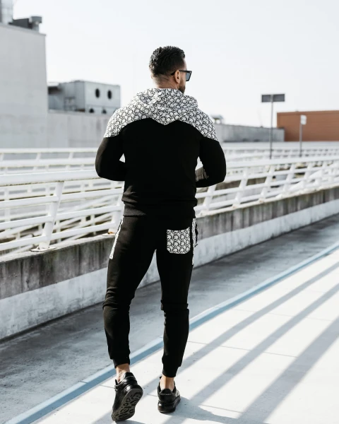 Komplet męski OLAVOGA GRAVITY 2025 czarny - maWer Fashion
