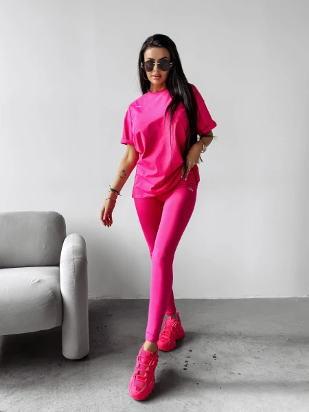 Komplet damski OLAVOGA DESSERT 2025 różowy - maWer Fashion