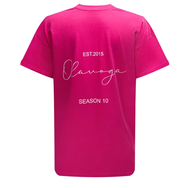 Komplet damski OLAVOGA DESSERT 2025 różowy - maWer Fashion