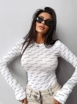 Body OLAVOGA HALLOW 2025 ecru z czarnym - maWer Fashion