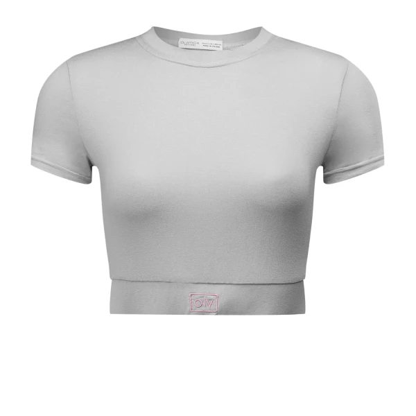Komplet damski z bielizną OLAVOGA OYSTER 2025 szary - maWer Fashion