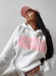 Bluza damska OLAVOGA SWEET ROLL 2025 ecru - maWer Fashion