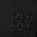 T-shirt damski OLAVOGA SOFT ROSE 2025 czarny - maWer Fashion