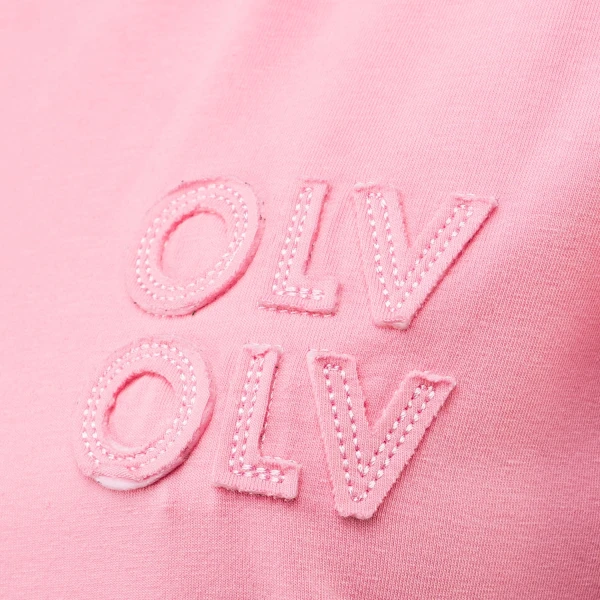 T-shirt damski OLAVOGA SOFT ROSE 2025 różowy - maWer Fashion