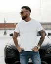 T-shirt męski OLAVOGA GO 2025 ecru - maWer Fashion