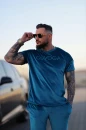 Komplet męski OLAVOGA PIFFLE 2025 morski – maWer Fashion