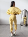 Komplet damski OLAVOGA TIPSY 2025 żółty - maWer Fashion