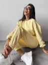 Komplet damski OLAVOGA TIPSY 2025 żółty - maWer Fashion