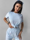 Komplet damski OLAVOGA GET OVER 2025 niebieski – maWer Fashion