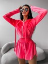 Komplet damski OLAVOGA LOOK UP 2025 neon róż  – maWer Fashion