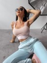 Top damski OLAVOGA REEF 2025 pudrowy róż – maWer Fashion