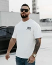 T-shirt męski OLAVOGA BAKAR 2025 ecru – maWer Fashion