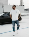 T-shirt męski OLAVOGA BAKAR 2025 ecru – maWer Fashion