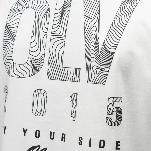 T-shirt męski OLAVOGA BAKAR 2025 ecru – maWer Fashion