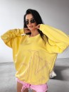 Bluza damska OLAVOGA APLOMB 2025 żółta - maWer Fashion