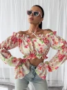 Bluzka damska OLAVOGA GENTLE 2025 spring bouquet  - maWer Fashion