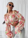 Bluzka damska OLAVOGA GENTLE 2025 spring bouquet  - maWer Fashion