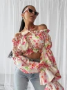 Bluzka damska OLAVOGA GENTLE 2025 spring bouquet  - maWer Fashion g