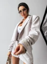 Spodenki damskie OLAVOGA TINTO 2025 szare - maWer Fashion