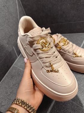 OUTLET Buty damskie OLAVOGA HEELY 2025 beż - produkt ze skazą