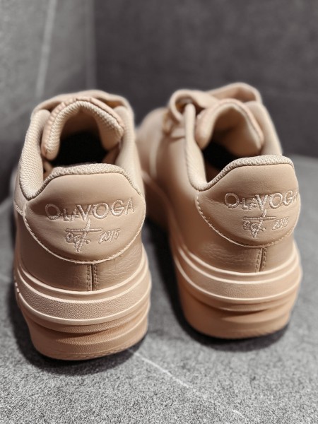 Buty damskie OLAVOGA HEELY 2025 beż - maWer Fashion