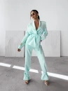 Komplet damski OLAVOGA MARGARITA 2025 niebieski - maWer Fashion