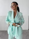 Komplet damski OLAVOGA MARGARITA 2025 niebieski - maWer Fashion