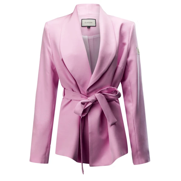 Komplet damski OLAVOGA MARGARITA 2025 róż - maWer Fashion