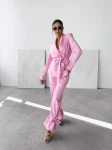 Komplet damski OLAVOGA MARGARITA 2025 róż - maWer Fashion