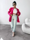 Spodnie damskie OLAVOGA BORED 2025 morski niebieski - maWer Fashion