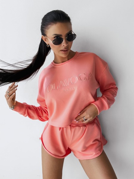 Komplet damski OLAVOGA WEST 2025 coral - maWer Fashion