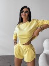 Komplet damski OLAVOGA WEST 2025 żółty - maWer Fashion