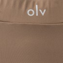 Komplet damski OLAVOGA STRIKT 2025 ciemny beż  - maWer Fashion