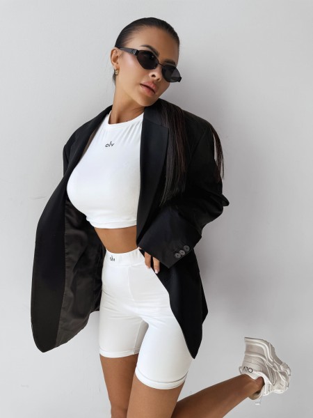 Komplet damski OLAVOGA STRIKT 2025 ecru - maWer Fashion