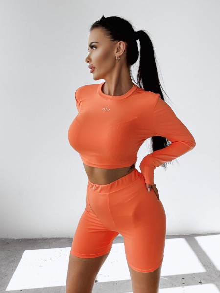 Komplet damski OLAVOGA STRIKT 2025 coral - maWer Fashion