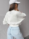 Bluza damska OLAVOGA SAING 2025 ecru - maWer Fashion