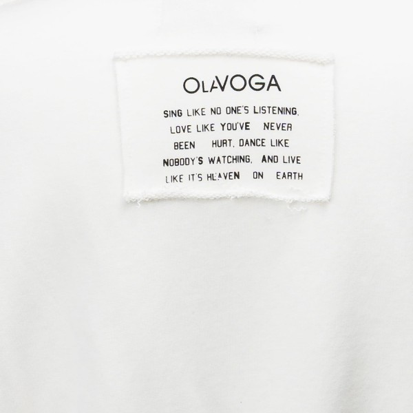 Bluza damska OLAVOGA SAING 2025 ecru - maWer Fashion