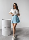 Spódnica damska OLAVOGA MOSA 2025 niebieska - maWer Fashion