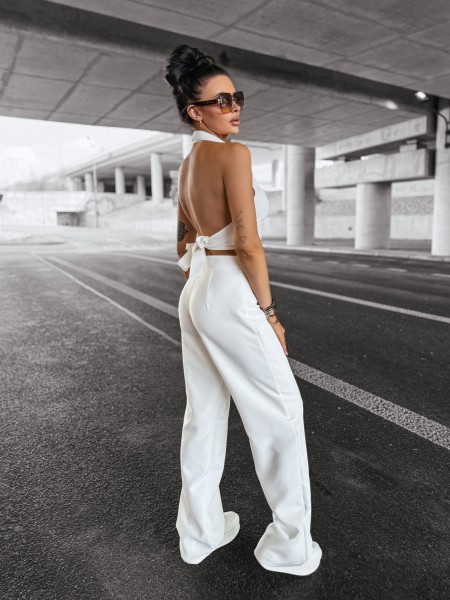 Komplet damski OLAVOGA NICE 2025 ecru - maWer Fashion