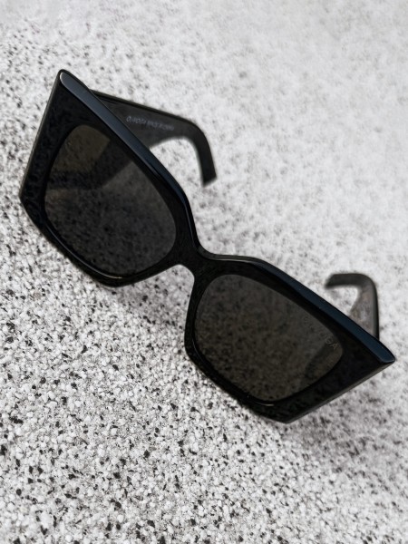 Okulary damskie przeciwsłoneczne OLAVOGA EYZ czarne - maWer Fashion