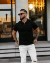 Sweter męski OLAVOGA TERON 2025 czarny -¬ maWer Fashion