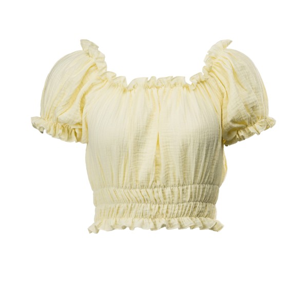 Komplet damski OLAVOGA DANTE 2025 żółty - maWer Fashion