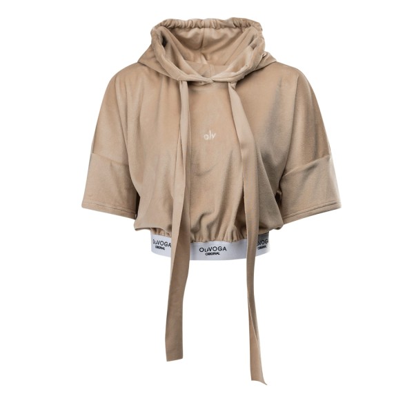 Komplet damski OLAVOGA SIBE 2025 beżowy - maWer Fashion