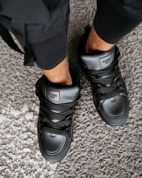 Buty męskie sneakersy OLAVOGA AUTHENTIC 2025 czarne - maWer Fashion