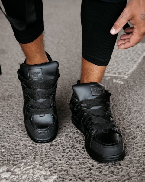 Buty męskie sneakersy OLAVOGA AUTHENTIC 2025 czarne - maWer Fashion