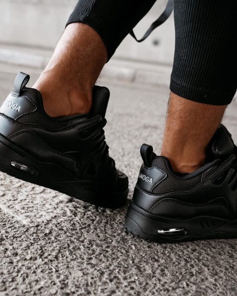 Buty męskie sneakersy OLAVOGA AUTHENTIC 2025 czarne - maWer Fashion