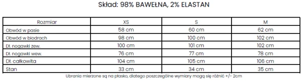 Spodnie damskie OLAVOGA MIAGE 2025 niebieskie – maWer Fashion