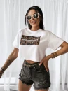 T-shirt damski OLAVOGA CITY 2025 biały - maWer Fashion